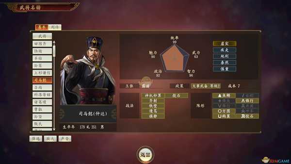 《三国志14》司马懿武将点评