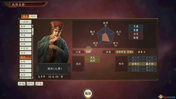 《三国志14》逢纪武将点评