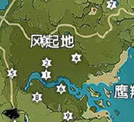 《原神》风起地风神瞳位置地图分享