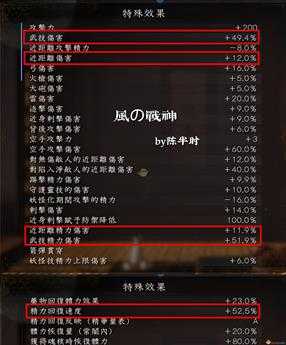 《仁王2》武士流风的战神套配装指南