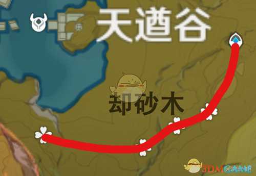 《原神》木材高效砍伐路线分享