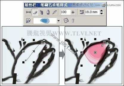 CorelDRAW(CDR)制作(绘制)中国风水墨国画实例教程分享